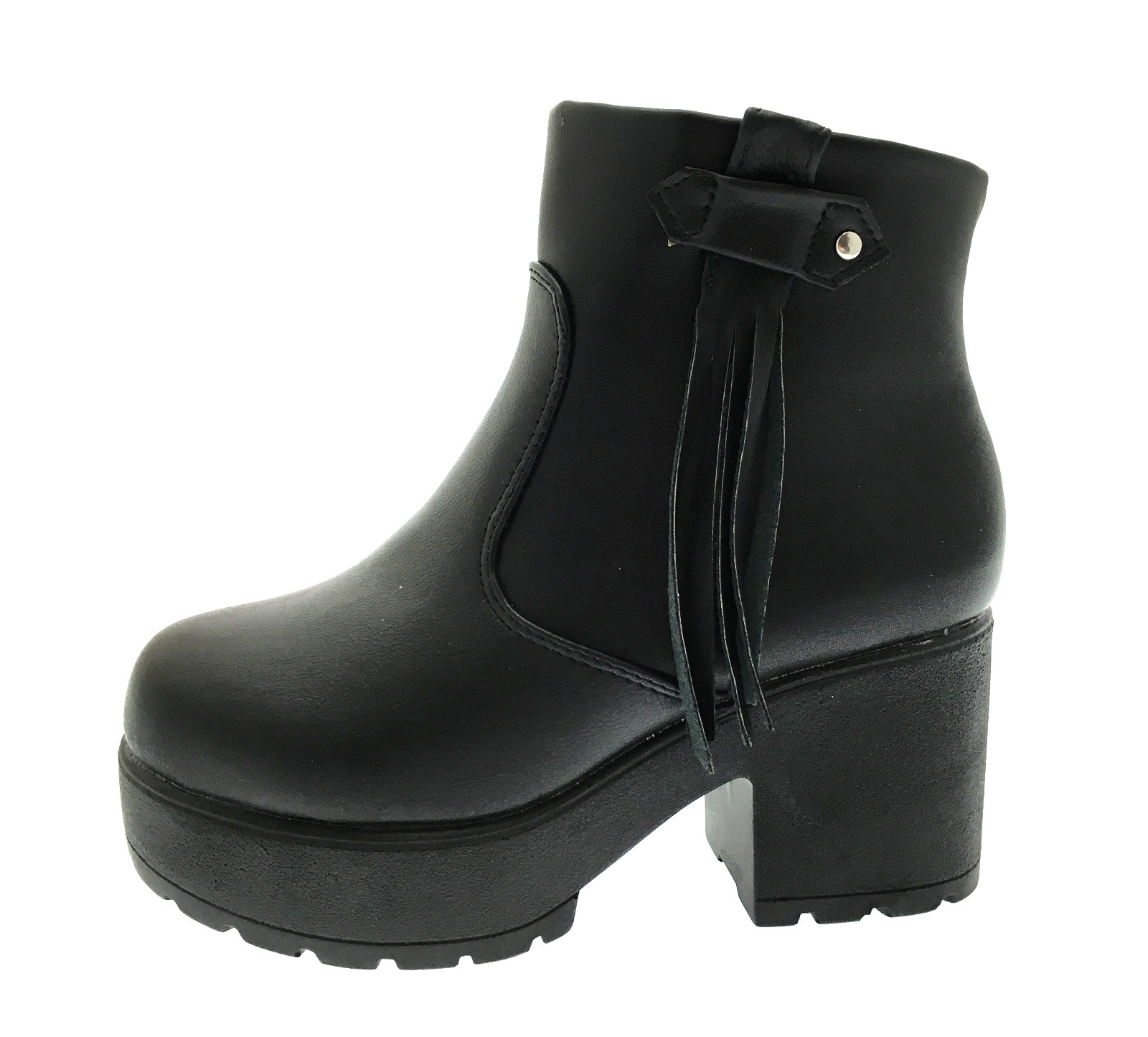 platform ankle chelsea boots